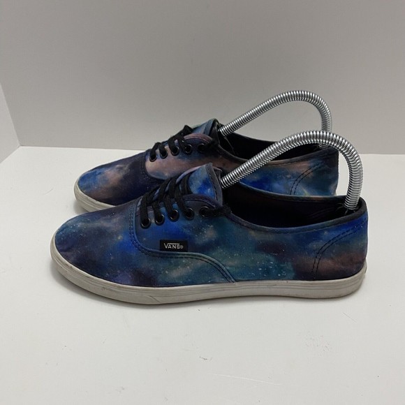 Vans Shoes - VANS Authentic Shoes Women’s 7.5 Blue Purple Sneakers Canvas Cosmic Galaxy Space